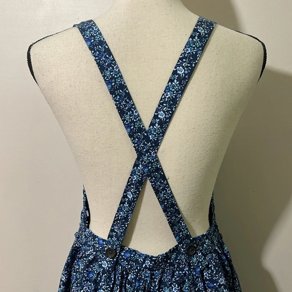 Free People Petunia Smocked Mini Dress in Cerulean Blue Sz. XS